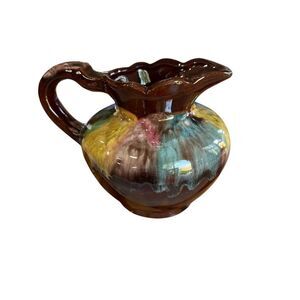 Vintage Artmark Originals Tilso Kenmar Pitcher Creamer Pastel Drip Glaze Japan